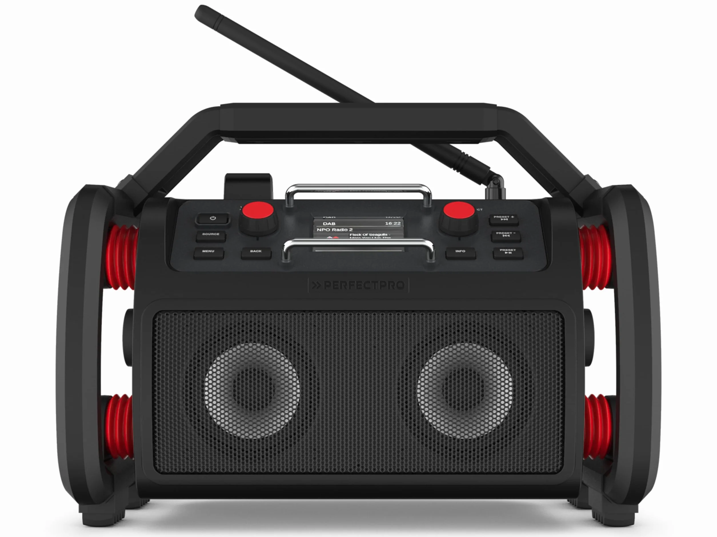 PerfectPro Rockpro Radio da cantiere DAB+ FM Bluetooth IP65 RP2