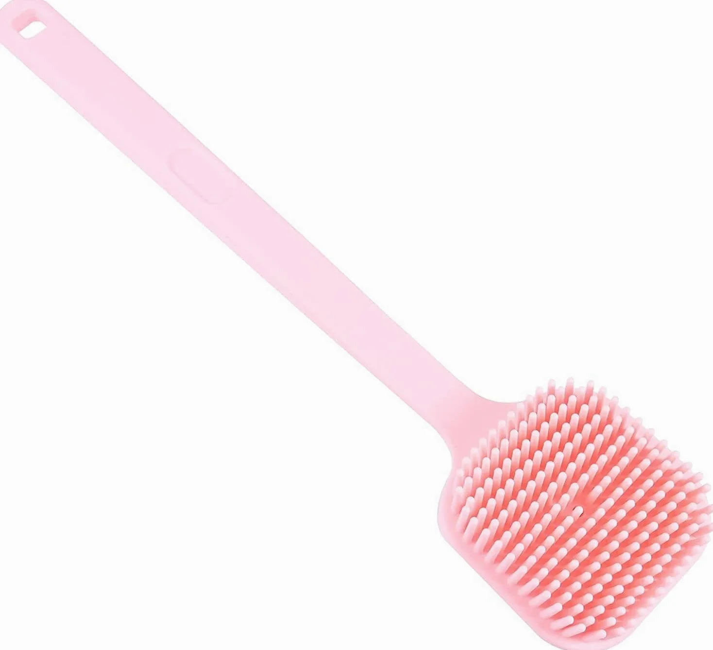 Spazzola da Bagno, Spazzola da Doccia per Il Corpo con Setole Morbide Spazzola per la Schiena con Manico Lungo per Spazzole da Bagno e per Il Corpo della Doccia (Colore : Rosa) (Rosa)