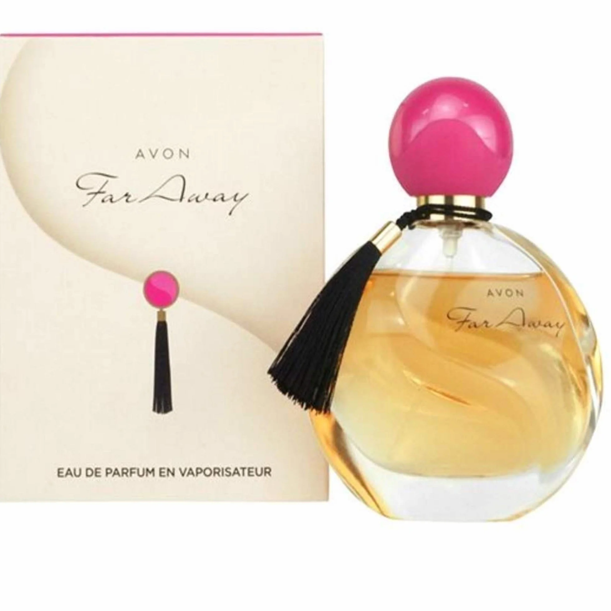 Avon Far Away Eau de Parfum 50 ml + Crema Soufflé per il Corpo 150 ml + Deodorante Roll-On 50 ml + Mini Profumo Roll-On 10 ml + Scatola Regalo Decorativa