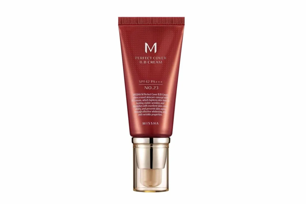 MISSHA - Perfect Cover BB Cream 20ml | Tonalità #23 Natural Beige | Protezione solare SPF 42 PA+++ | Idratazione e copertura perfetta, Multicolore, 10 g (Confezione da 1)