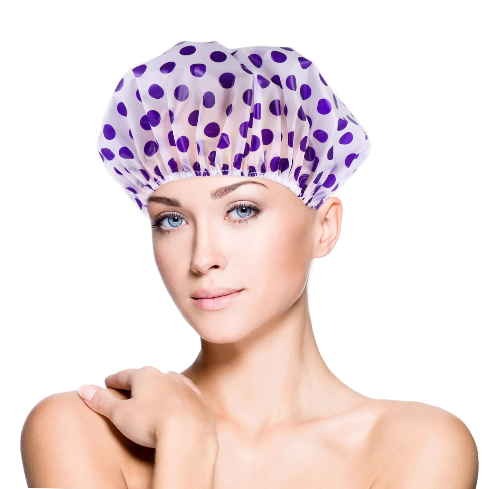 Angoily 18pezzi Cappelli Da Elasticizzati Impermeabili Peva Per Uso Quotidiano e Protezione Dei Durante Bagno
