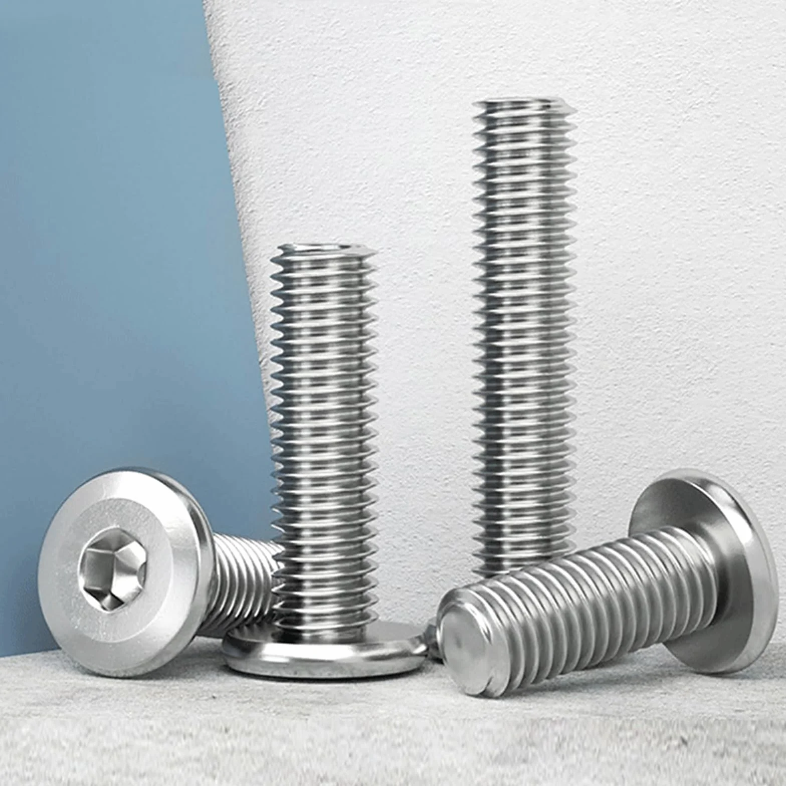 Viti a testa piatta in acciaio inox M5 x 50 mm