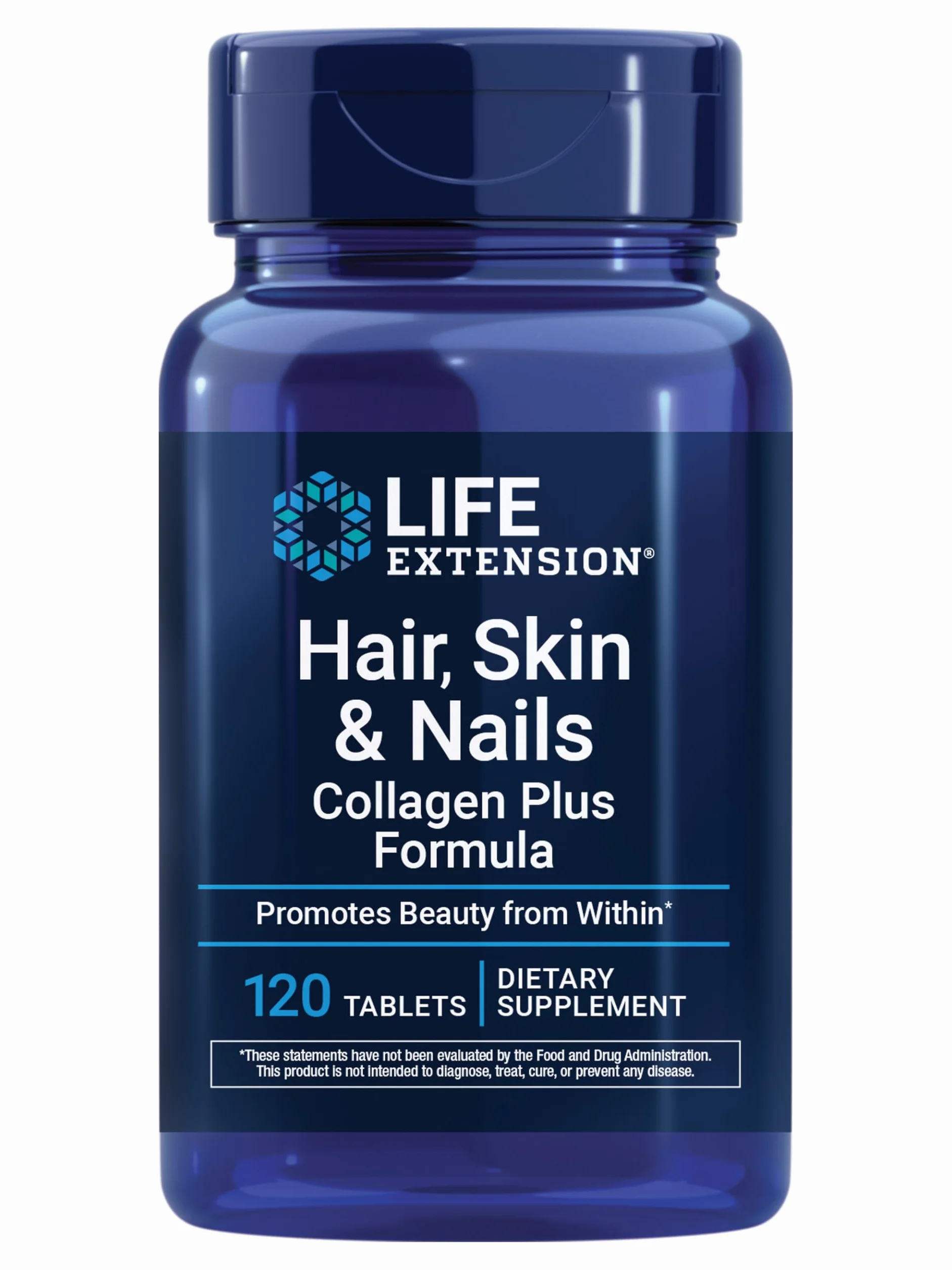 Life Extension Capelli, pelle e unghie Collagen Plus, 120 pezzi