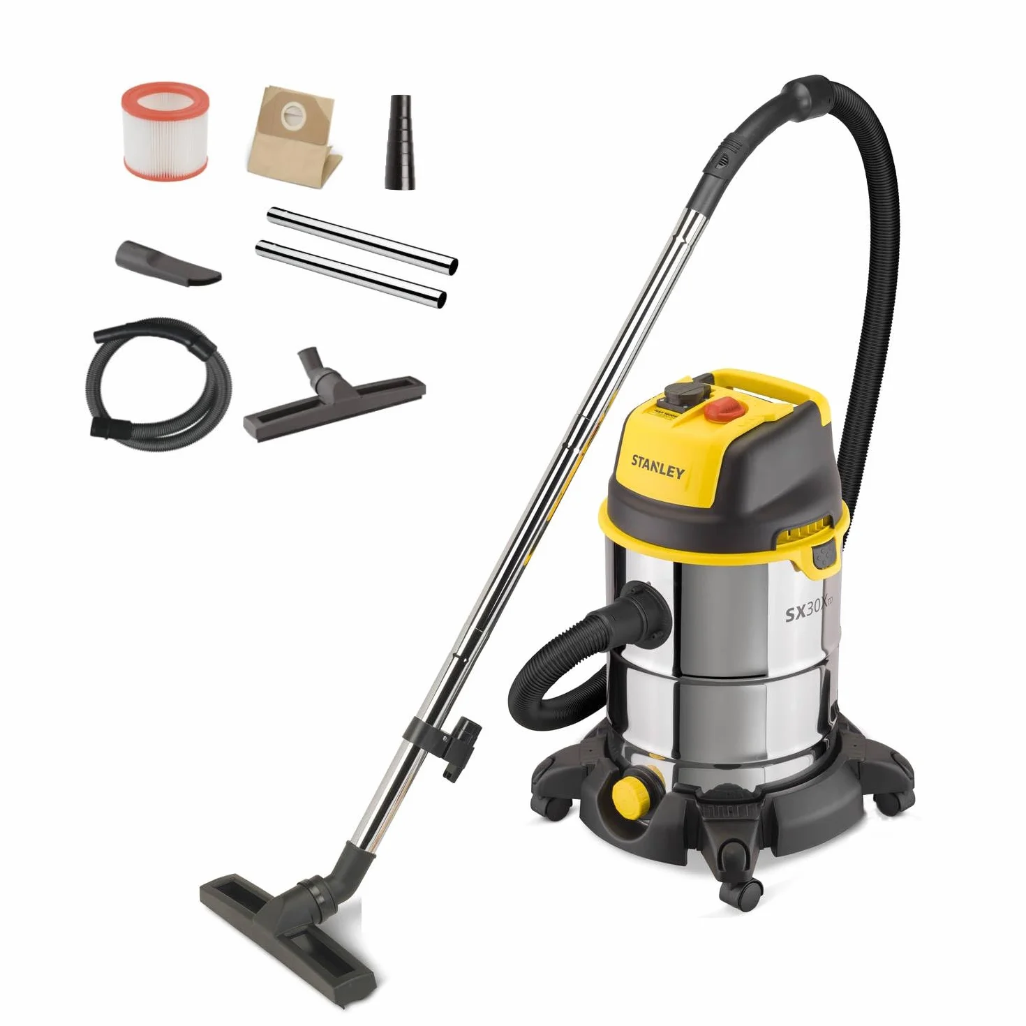 STANLEY Aspiratore Solidi e Liquidi SXVC30XTDE 1600 W 30 l