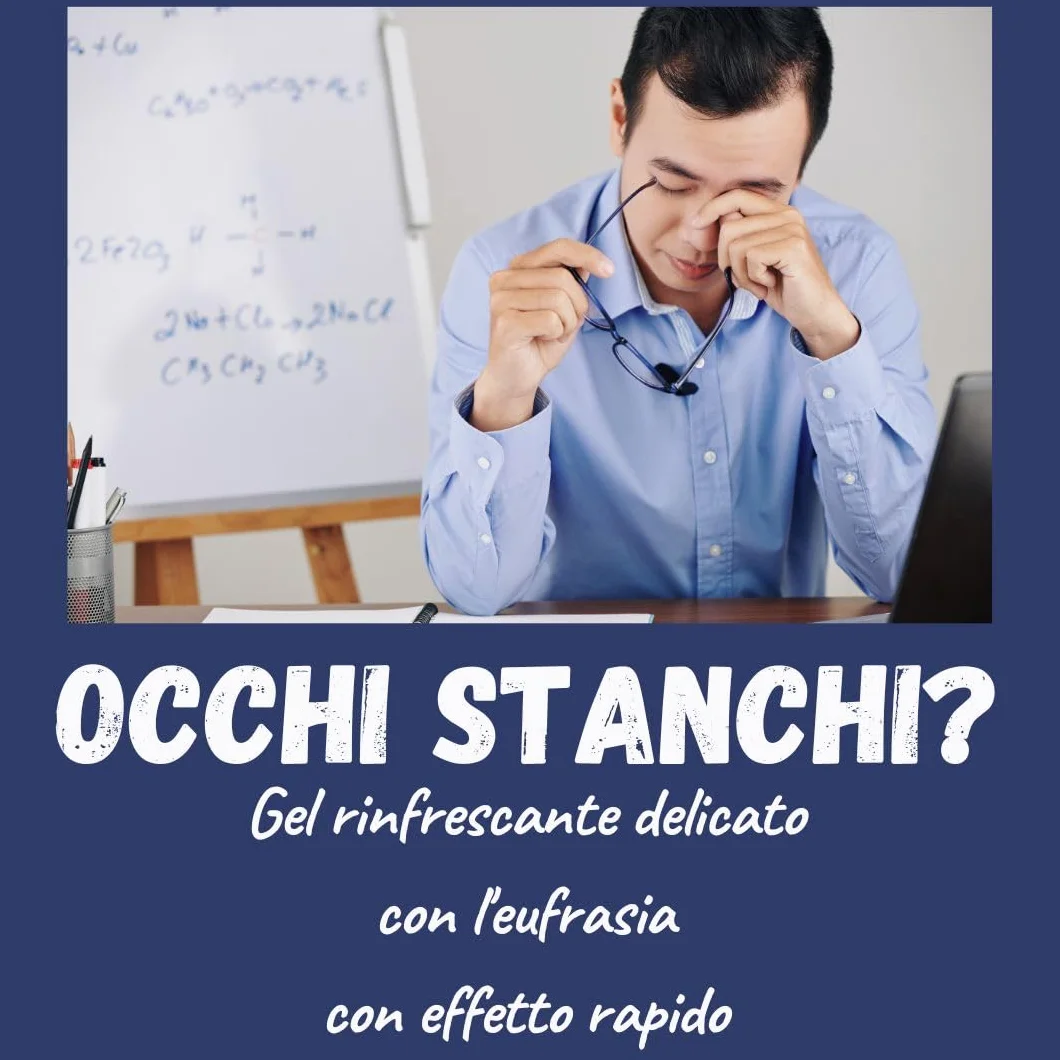 Green idea - Gel Contorno Occhi Rinfrescante - OPTOGEL - con Euphralia, Agrimonia e Pantenolo - Occhi Stanchi e Secchi - Occhi irritati e stressati - Crema palpebrale - 50 ml