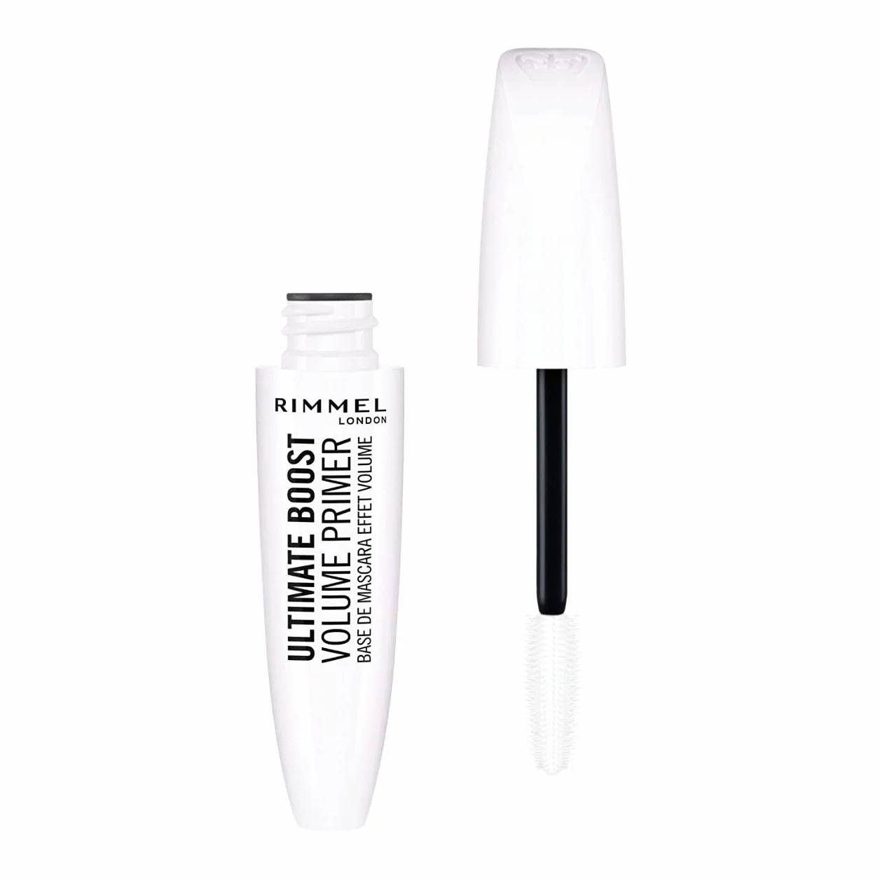Rimmel London Ultimate Boost Volume Eyelash Primer, Base de Mascara Volumatrice et Hydratante, Blanc