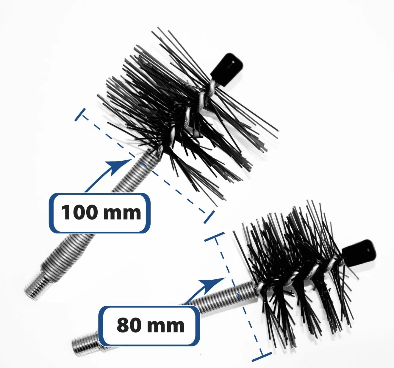 Nuovo ULTRABrush Kit pulizia Canna Fumaria stufa a Pellet Set 3 pezzi