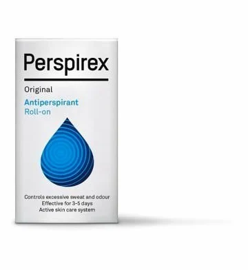 Perspirex Original Deodorante roll-on ad azione antitraspirante, 20 ml, confezione da 6 (etichetta in lingua italiana non garantita)