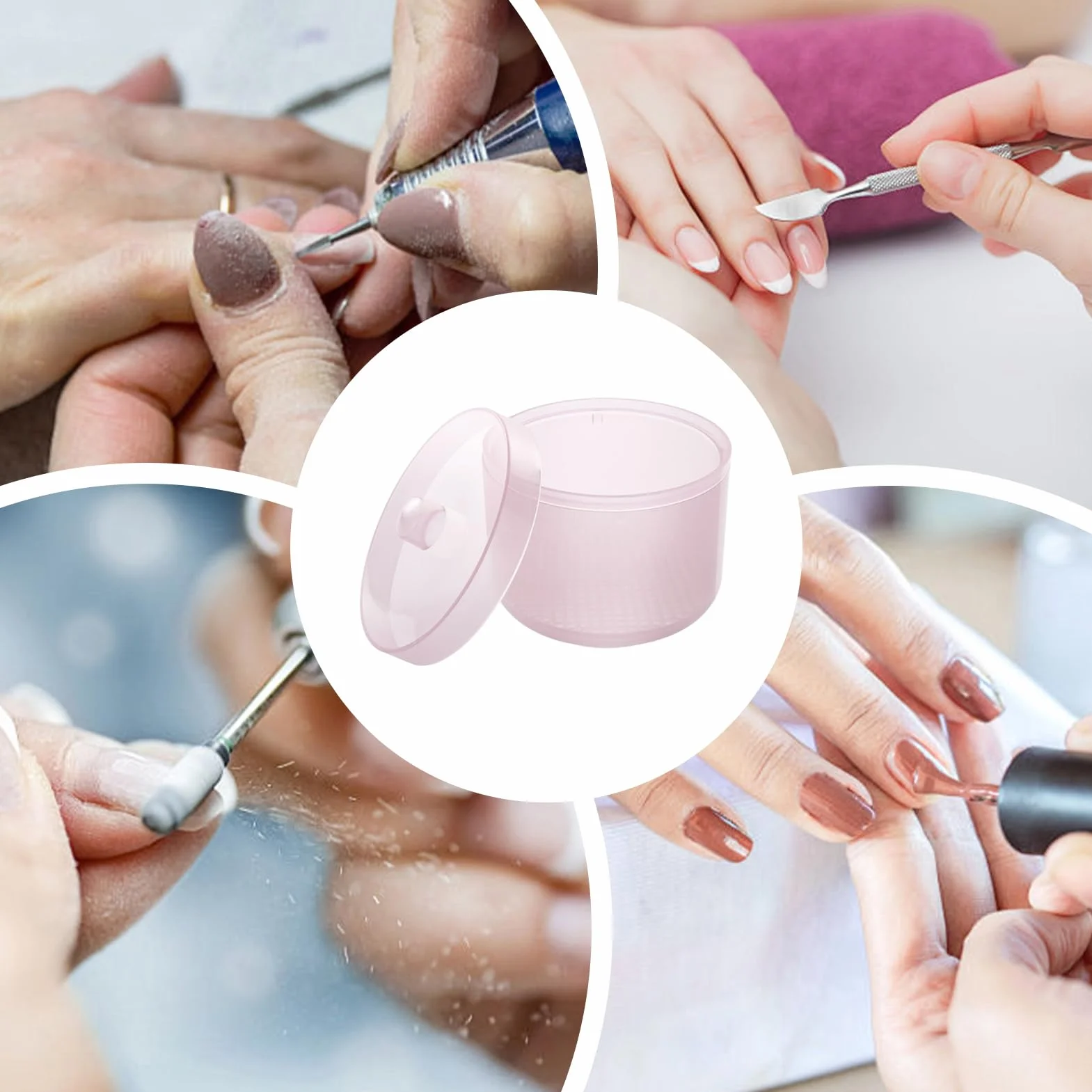 Disinfettante Per Strumenti Per Unghie | Contenitore Igienizzante per Manicure - Scatola Resistente Al Calore Per Pulizia Attrezzi Manicure Pedicure Casa E Viaggio
