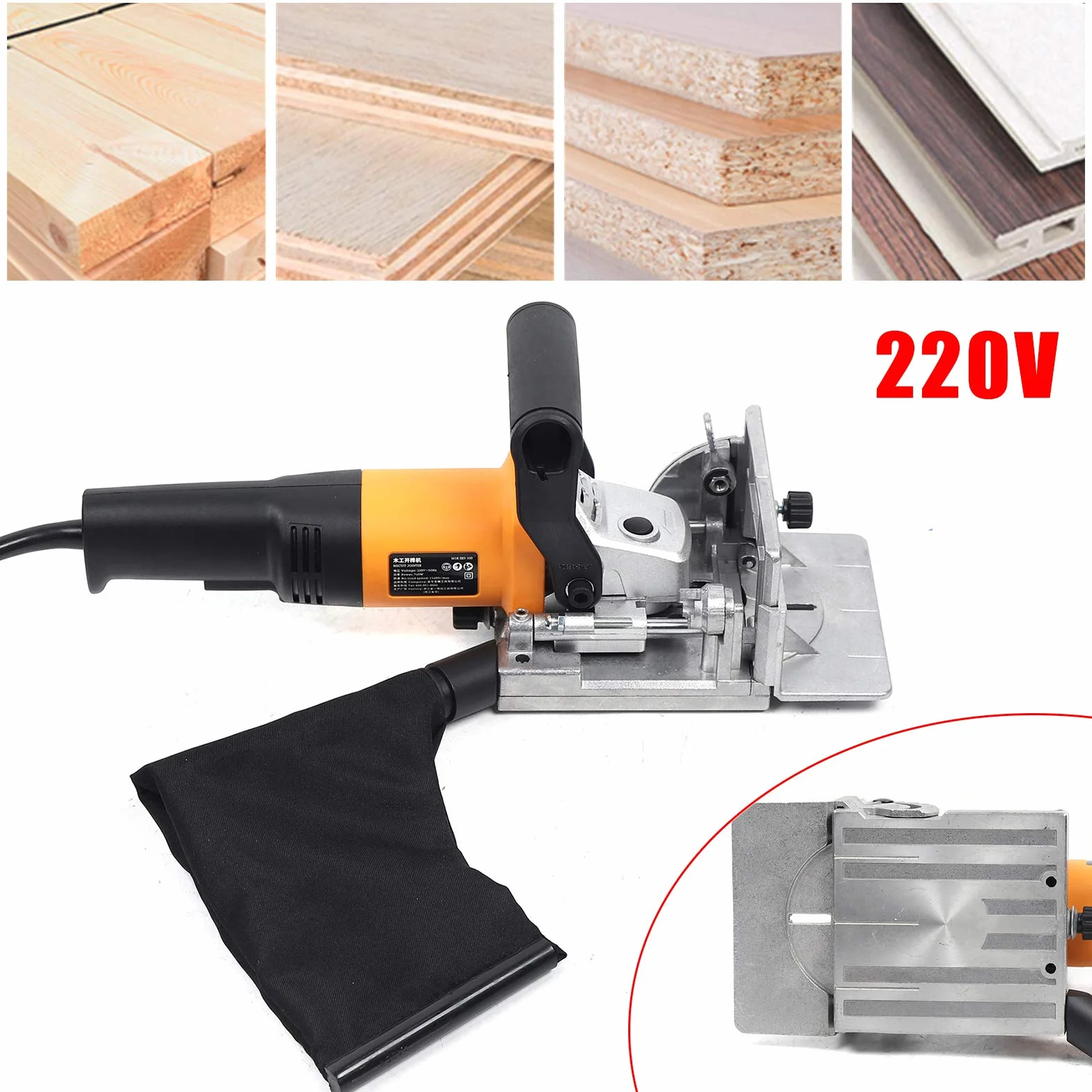 Fresa a tasselli 760 W professionale universale piatta