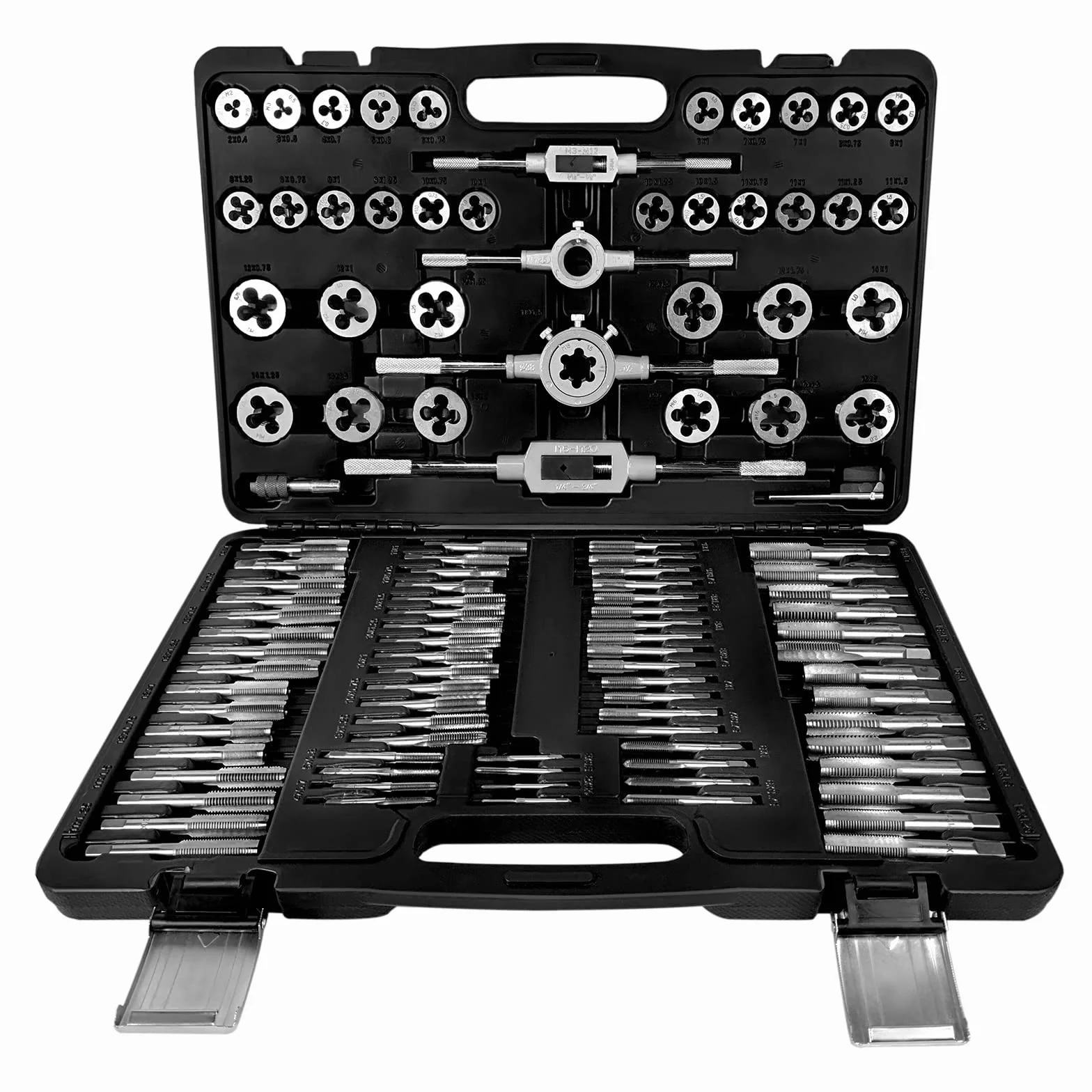 XMTECH Zestaw gwintowników M2-M18 110 sztuk gwintowania