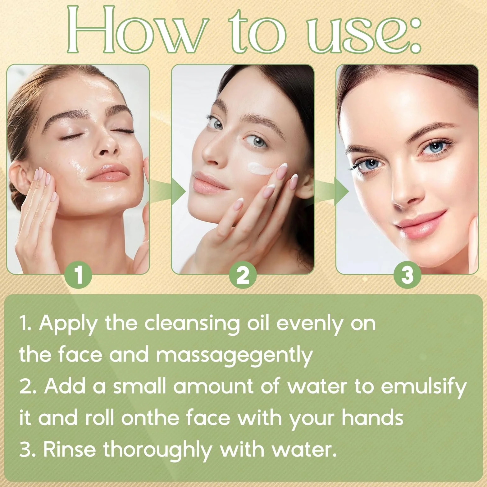 Heartleaf Pore Control Cleansing Oil 100 ml, Olio Detergente Viso, Pore Deep Oil Cleanser, Rimozione Quotidiana dei Punti Neri, Adatto a Tutti i tipi di Pelle
