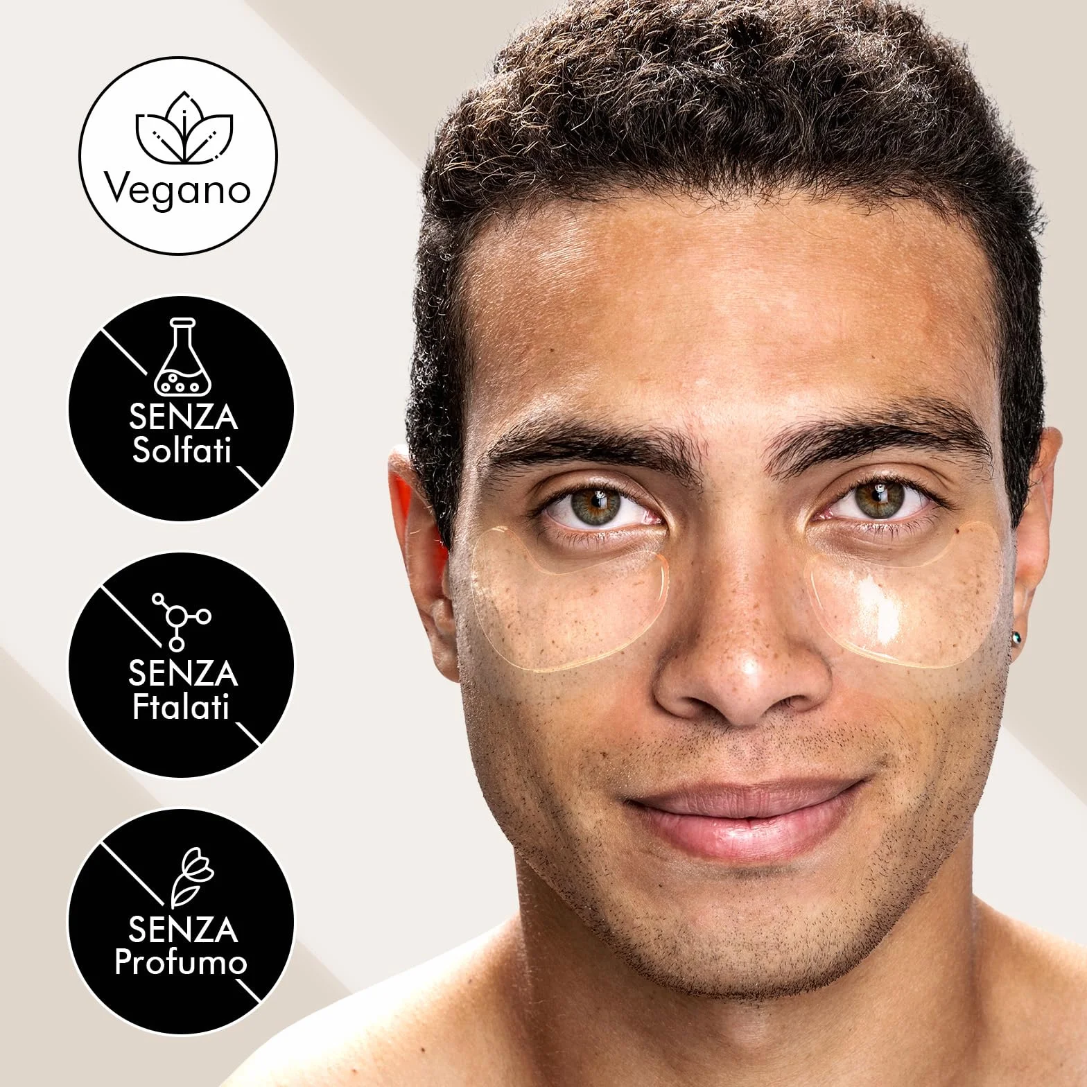 Patch Occhi al Bakuchiol (20 paia), Maschera Occhi con Caffeina, Niacinamide e Acido Ialuronico, Patch Occhiaie e Borse, Maschera Occhiaie, Eye Mask per Schiarente e l'idratazione
