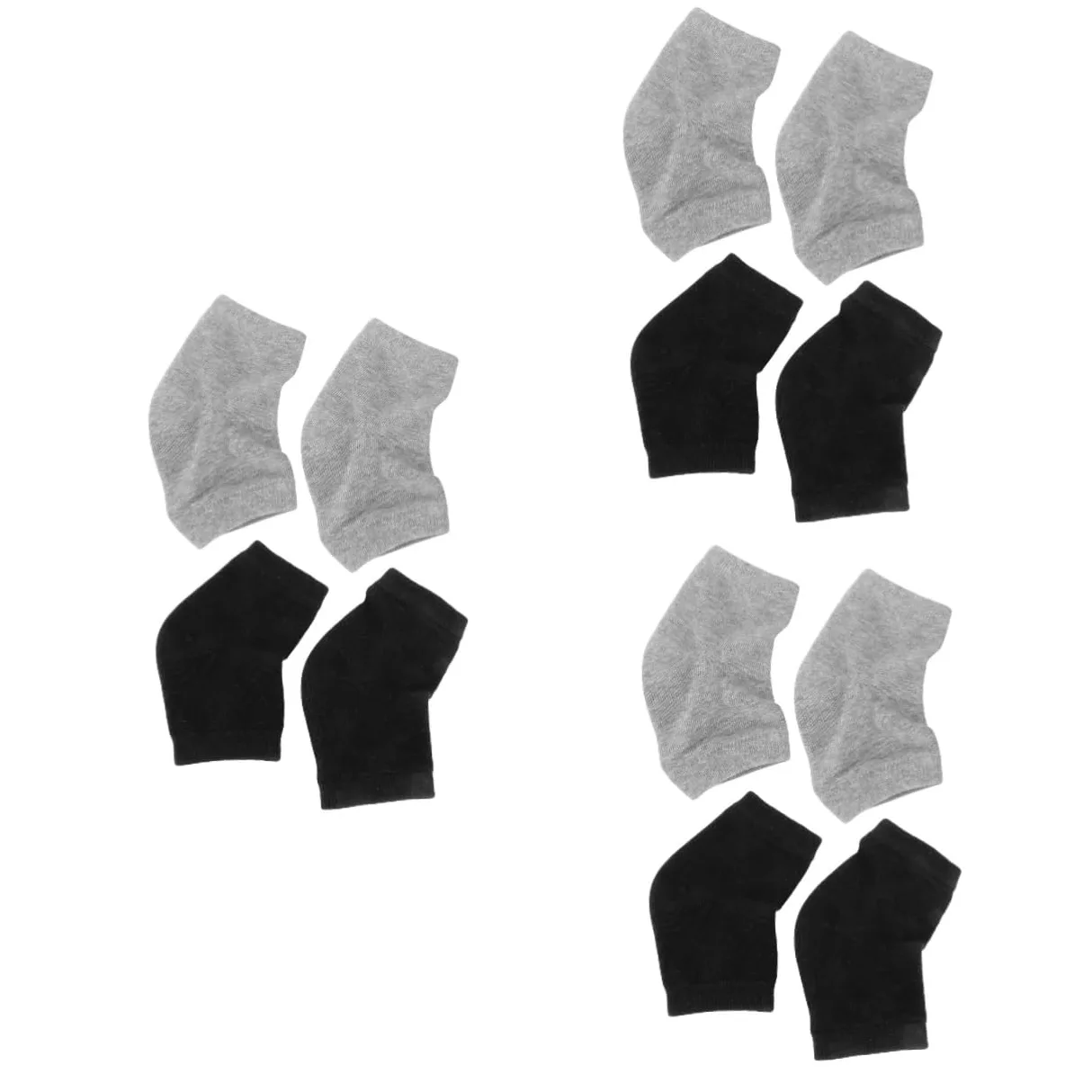 minkissy 6paia Calze Gel Moisturizing Per Talloni Secchi e Crepati Di Calze Antiscivolo Per Uomo e Donna Trattamento Idratante Per Piedi Confezione