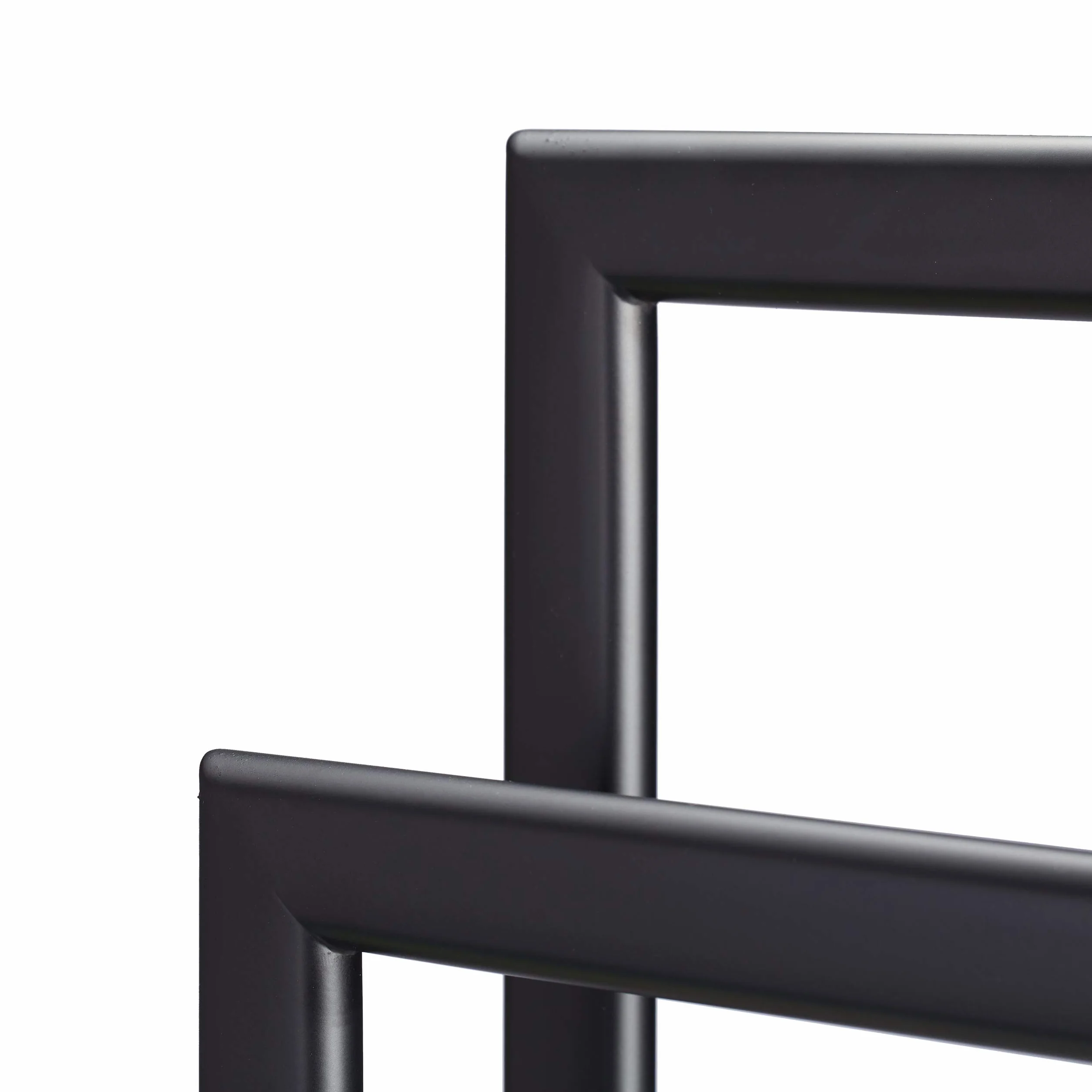 Relaxdays Portasciugamani da Terra Acciaio 2 Bracci HLP 81x49x20 cm Nero