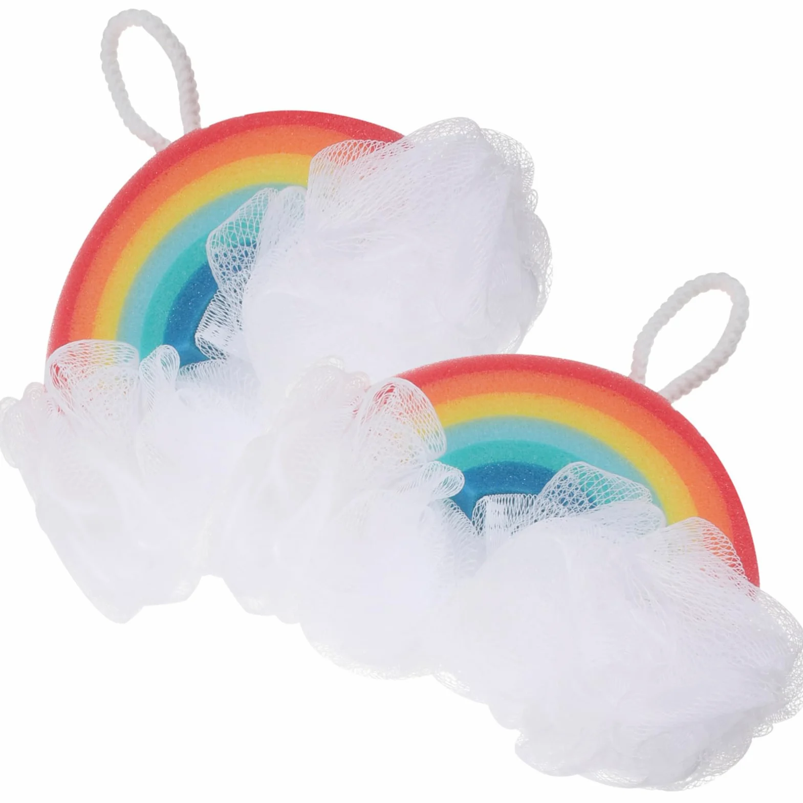 iplusmile 2 Pezzi Spugna Da Bagno Colorata Per Ragazzo Ragazza Morbida Spugna Esfoliante Per Corpo Crea Abbondante Design Per Bagno Adatto Alla Delicata