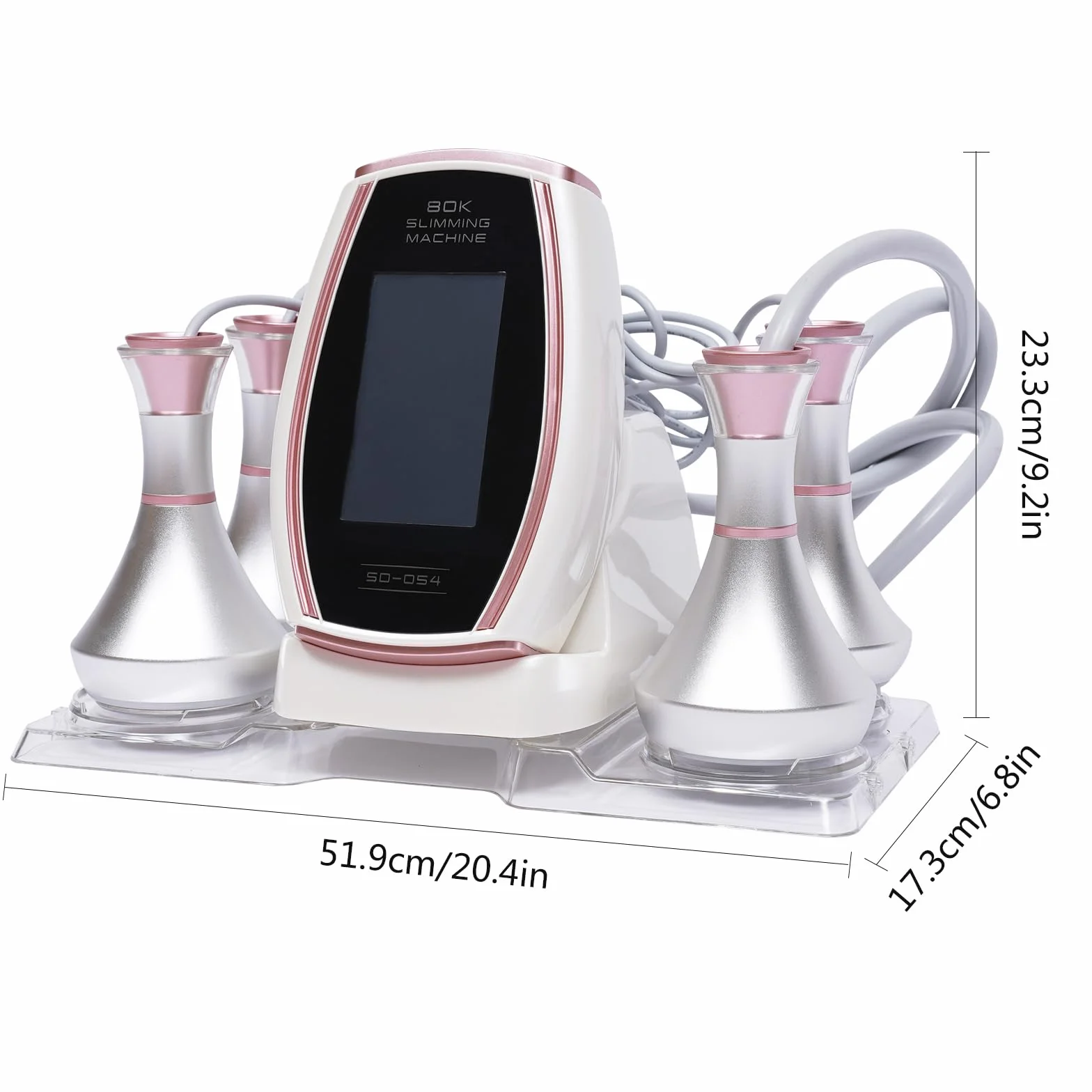 Macchina di cavitazione 80 K 5 in 1, macchina di bellezza a radiofrequenza ad ultrasuoni, dimagrante per dimagrire, rassodare la pelle, riduzione del grasso, corpo e viso
