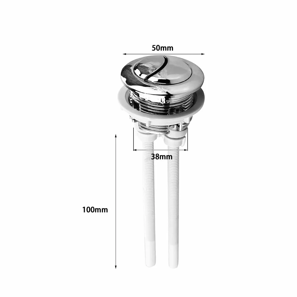 Voarge Pulsante di sostituzione a doppio scarico 38 mm, universale per 37-44 mm