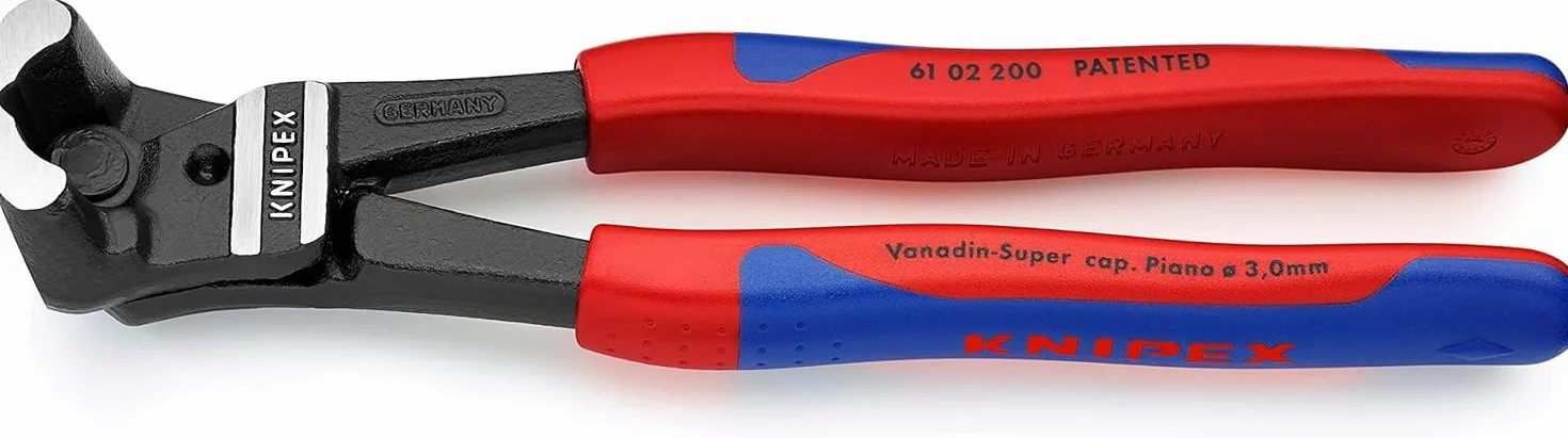 KNIPEX Tronchese taglienti frontali per bulloni 200 mm 61 02 200
