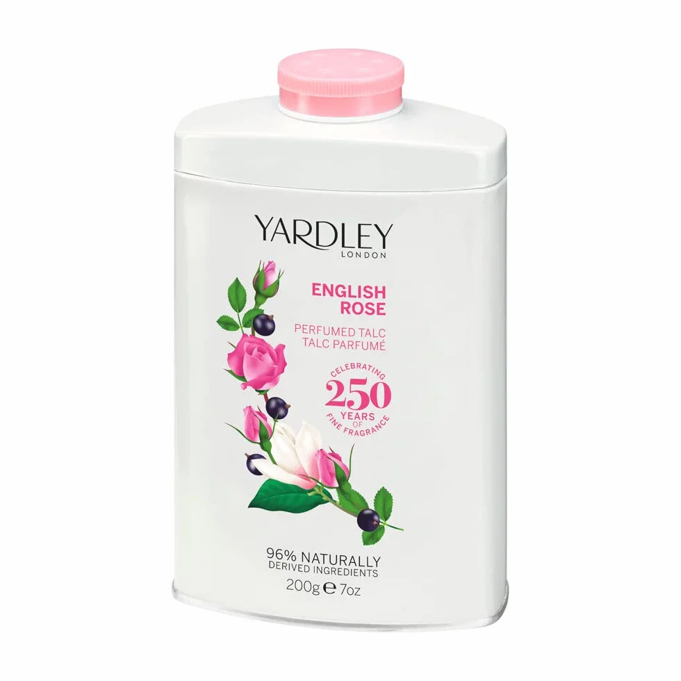 Yardley London - Barattolo di latta con rosa inglese, 200 g