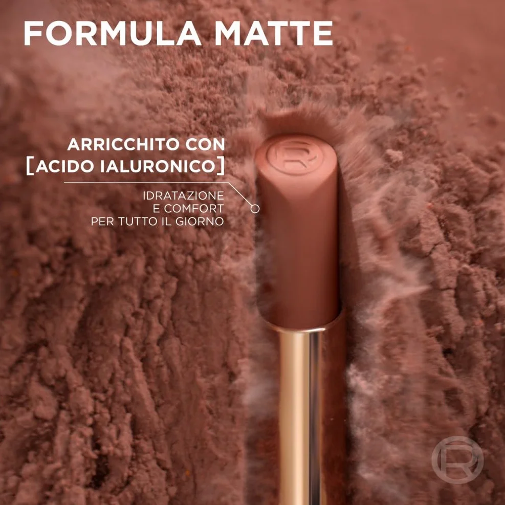L'Oréal Paris, Rossetto Color Riche, Con Finish Matte, Labbra Morbide e Idratate, Con Acido Ialuronico, Nudes of Worth, Tonalità: 540 Le Nude Unstoppable, 1,8 g