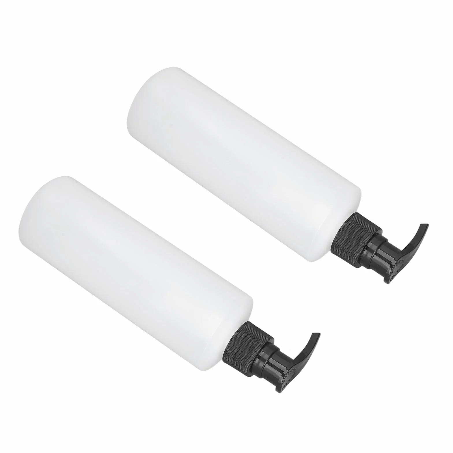 Denash Dispenser con Pompa Scalda Olio per Massaggi, Accessorio di Ricambio Bottiglia Dispenser con Pompa Scalda Olio per Massaggi Bianca 2 Pezzi 250 Ml Riutilizzabile per Lozione