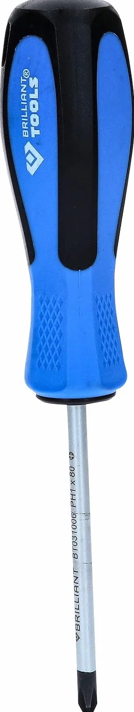 BRILLIANT TOOLS Giravite taglio a croce PH1 x 80 mm