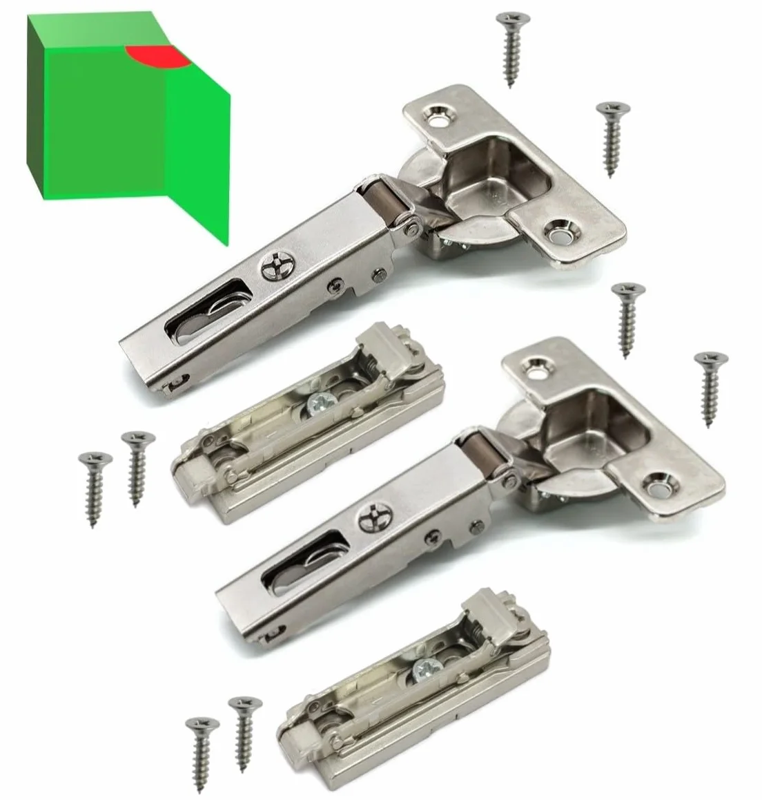 Cerniera SALICE Universale Apertura 110° Applicazione Standard Chiusura Tradizionale a SCATTO COLLO BASSO 0 pz 2