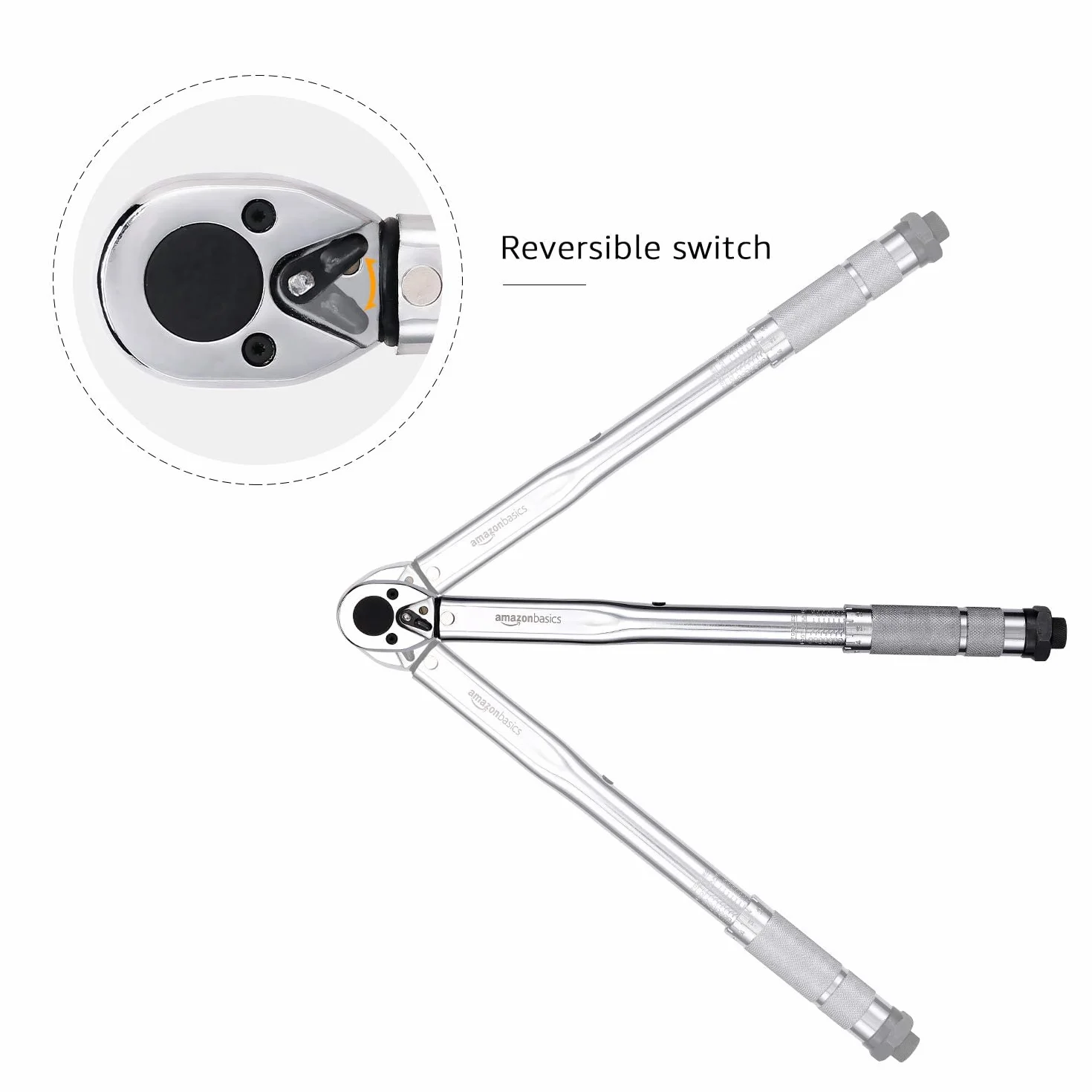 Chiave dinamometrica Amazon Basics 3/8 pollici 15-80 ft.-lb 20.4-108.5 Nm