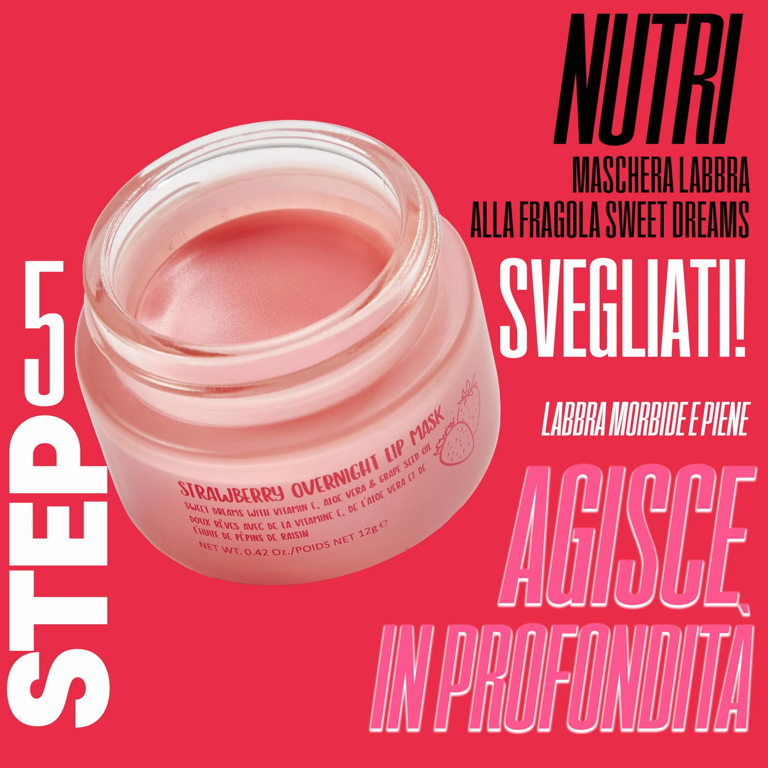 W7 Confezione regalo cosmetici viso fai da te - Crema idratante, siero, tonico, detergente e maschera labbra - Kit skincare fai da te per una pelle bella e naturale.