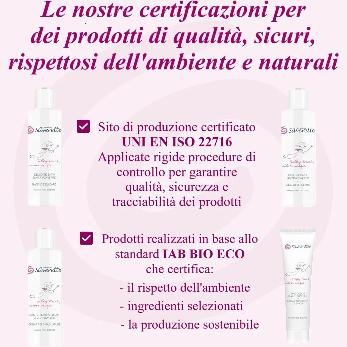Silverette The Original Crema Smagliature Gravidanza e Post Parto, Elasticizzante con Vitamina E e Ioni d’Argento, Idratante e Nutriente, Dermatologicamente Testata, Made in Italy, 200 ml
