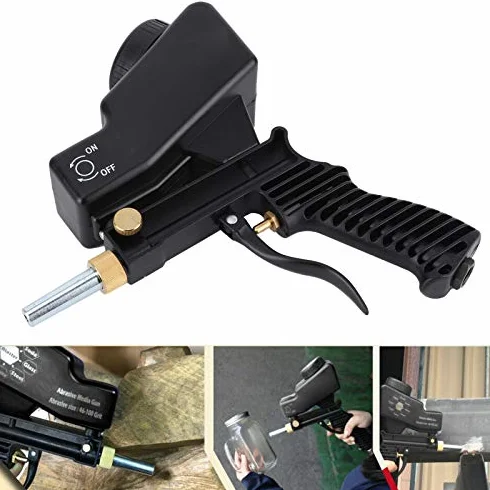 Fockety Pistola Sabbiatrice 150 PSI per Compressore d'Aria, Strumento Pneumatico Antiruggine