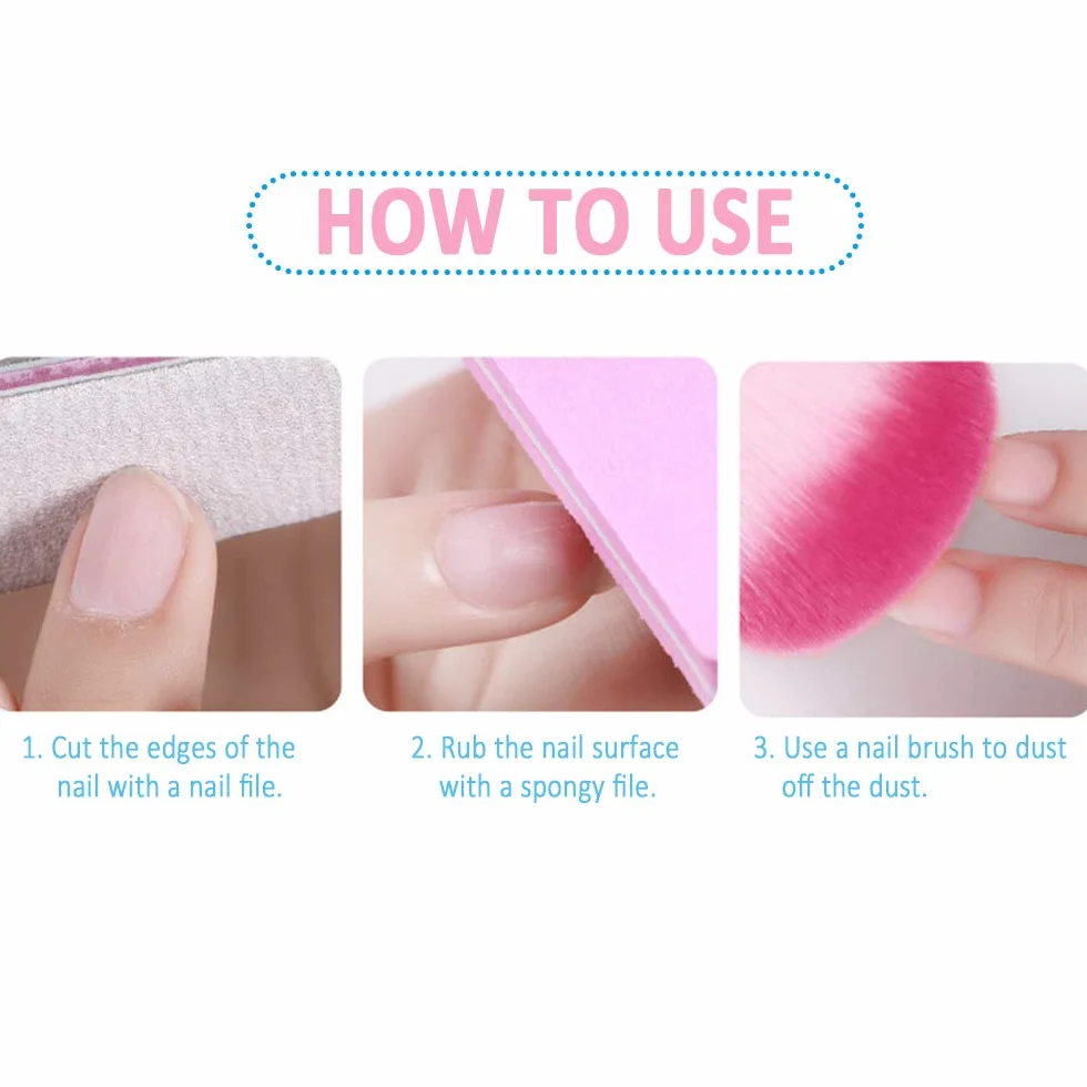 4 pezzi di spazzole per unghie Kabuki per rimuovere la polvere da manicure, polvere per unghie morbida Rosa e viola, fibra artificiale