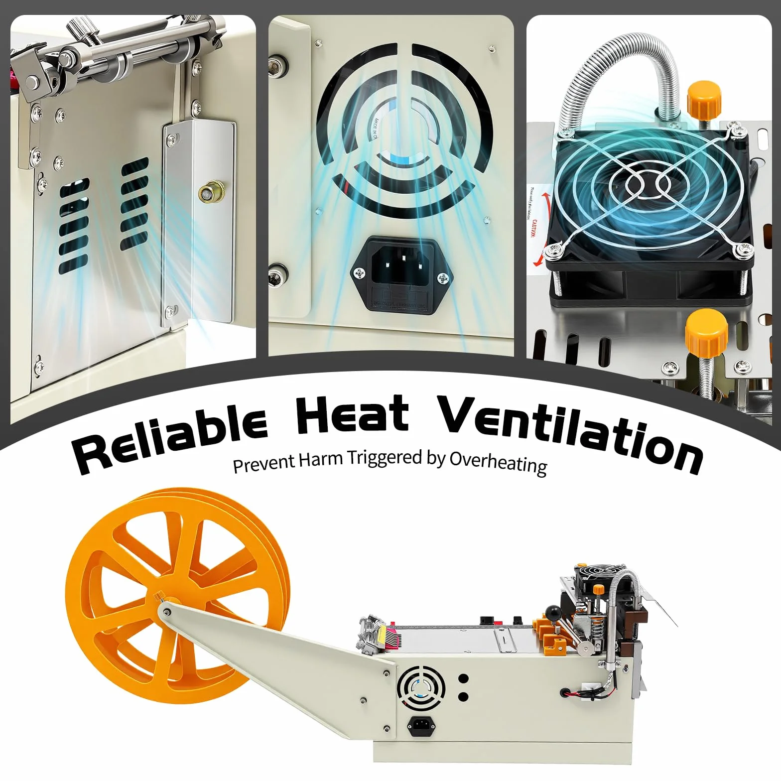 Taglierina automatica per cinghia 400 W 110 pezzi/min taglio a nastro caldo e freddo