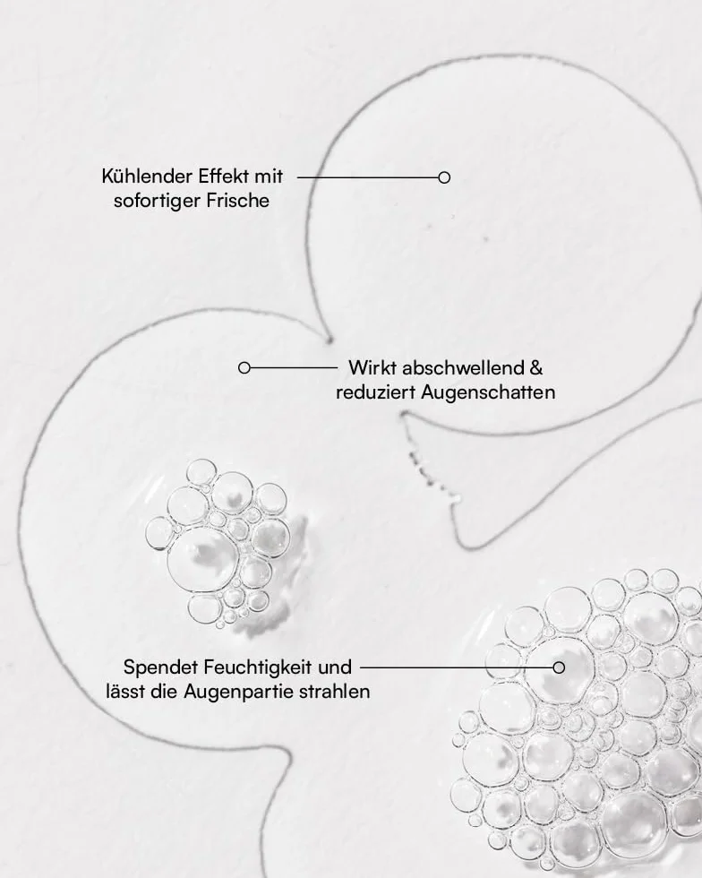 salted. Rullo rinfrescante per occhi | 15 ml | con niacinamide e microalghe | rullo per occhi contro occhiaie, rughe e gonfiore | rinfrescante anti anti invecchiamento per uomini e donne | vegano