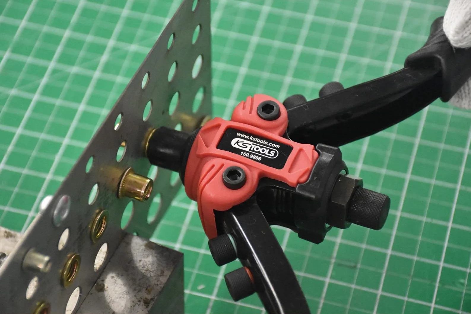 KS Tools Serie di rivettatrici 3 in 1 15 pz