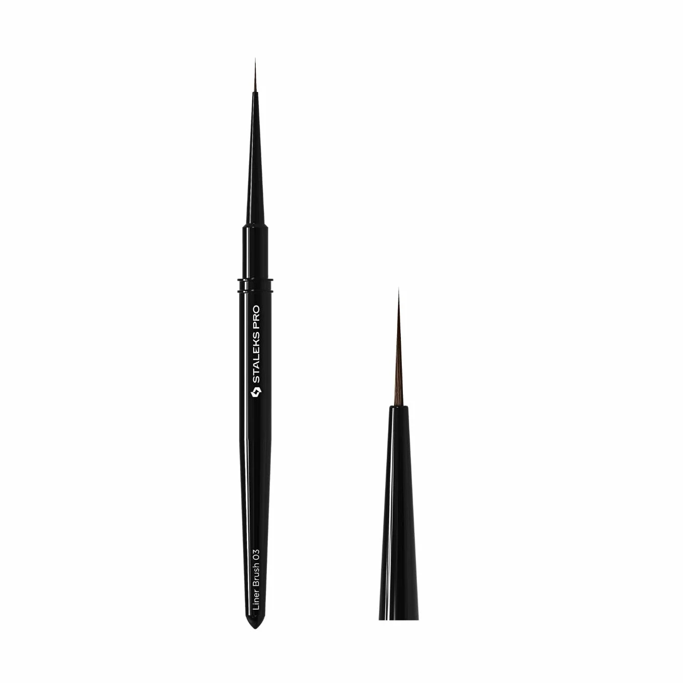 STALEKS Pro by Natury Nails Pennello eyeliner Brush Liner 0,9 x 10 mm. Expert (NBE 03)