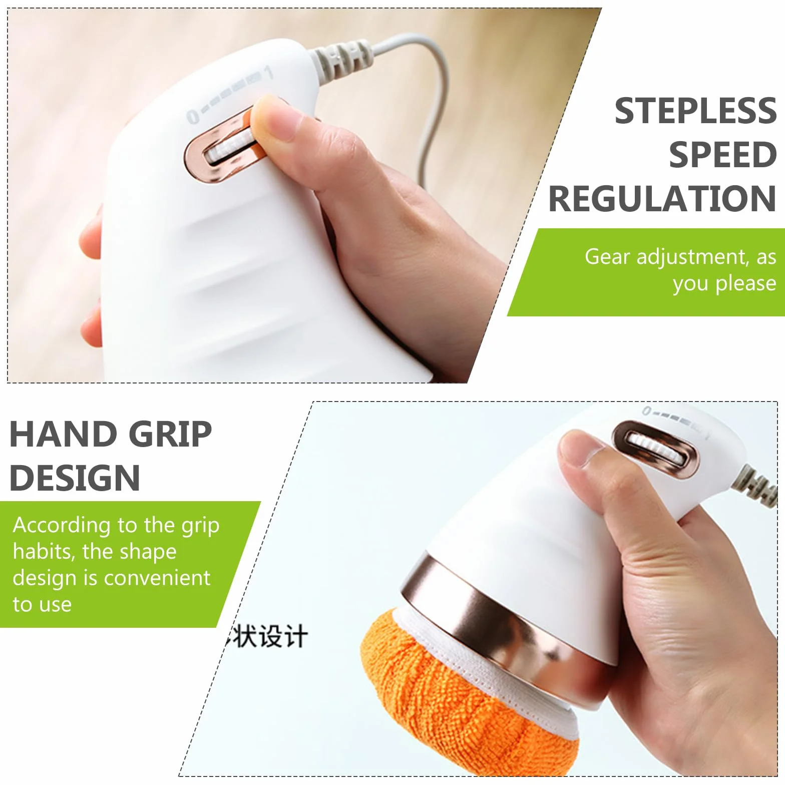 GBKDQQ Massaggiatore elettrico anticellulite con 3 colori, testa in tessuto intercambiabile per pancia gambe e cellulite massaggio lipedema massaggiatore per pelle sollevamento, rassodamento e
