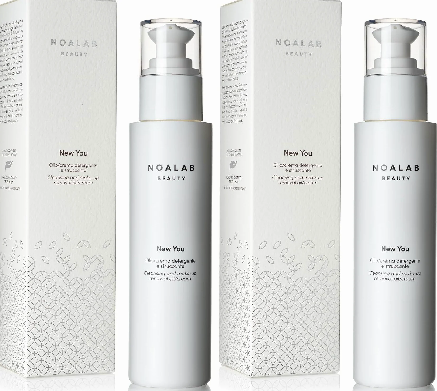New You Detergente Struccante Viso e Occhi con Acido Ialuronico, Vitamina C, Vitamina E, Oli Vegetali e Tensioattivi Delicati, Idrata, Deterge, Nutre la Pelle, Pulizia e Detersione Ideale per Skincare