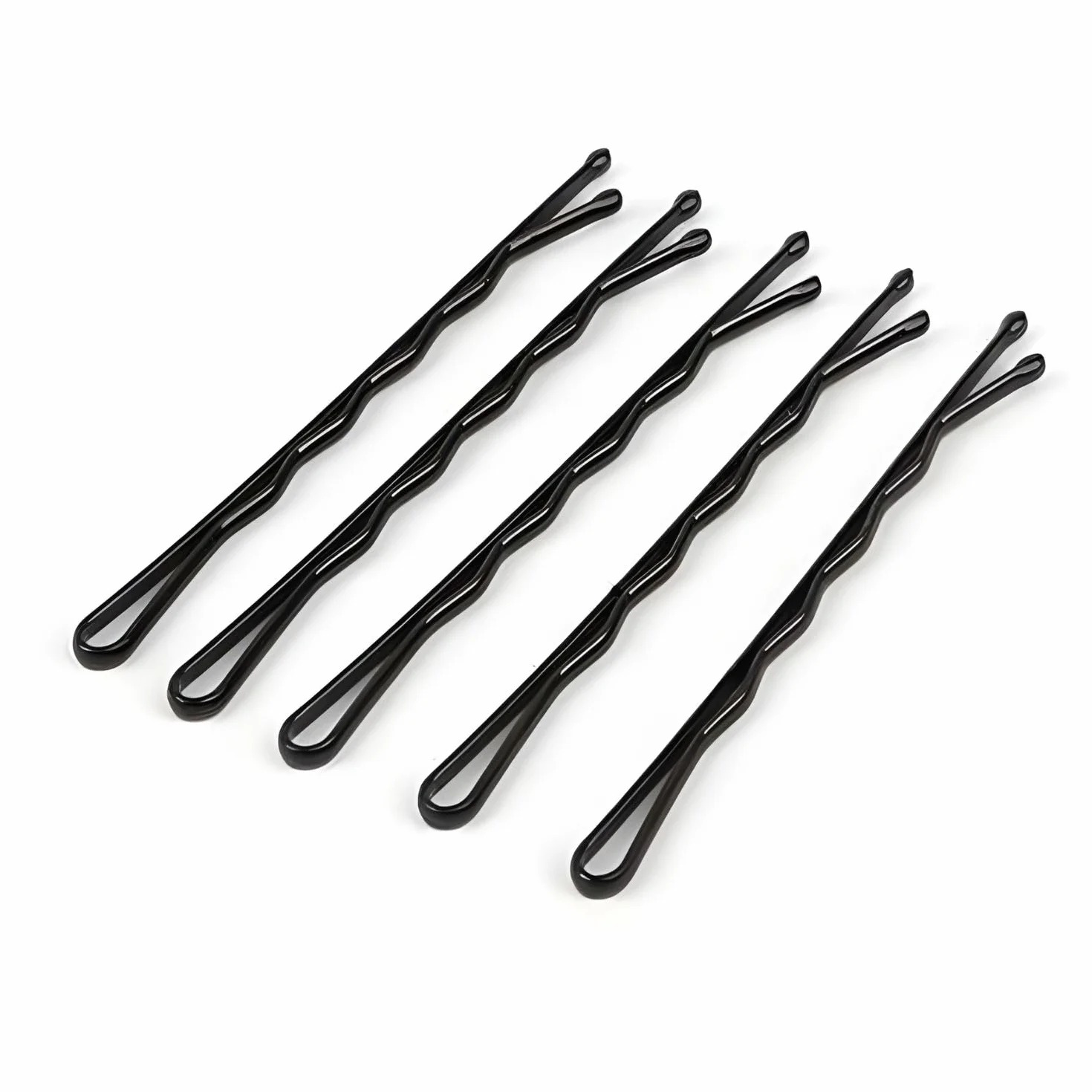 PARENCE.- Set di 144 forcine nere standard - clip in acciaio, tutti i tipi di capelli - 144 pezzi