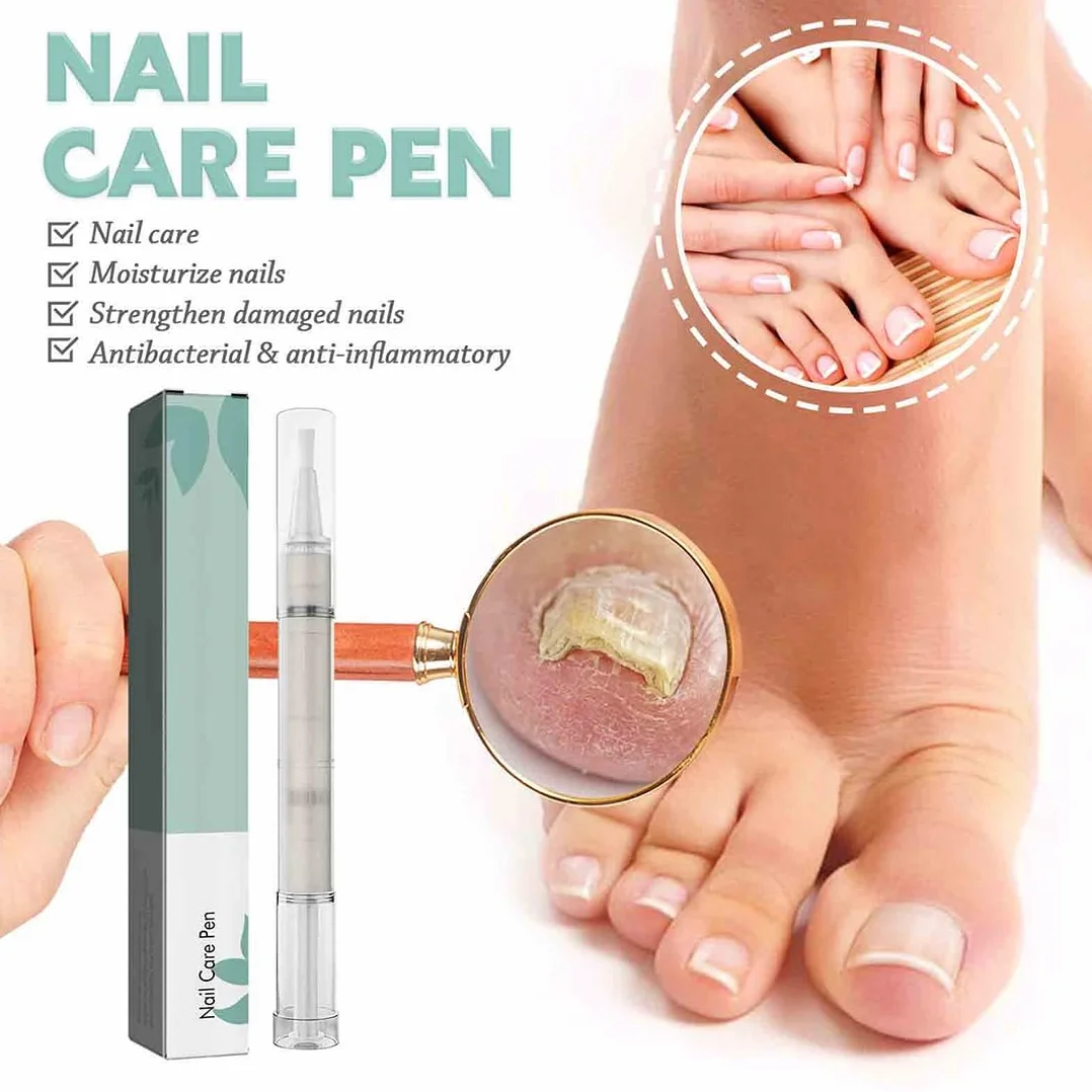 3 pezzi Penna per la Cura Delle Unghie, nail care pen fungo del chiodo, Pennas per Cuticole Unghie Nail Treatment Pen Con Aloe Vera e Olio Dell'albero,Per Cura Delle Unghie e Delle Cuticole