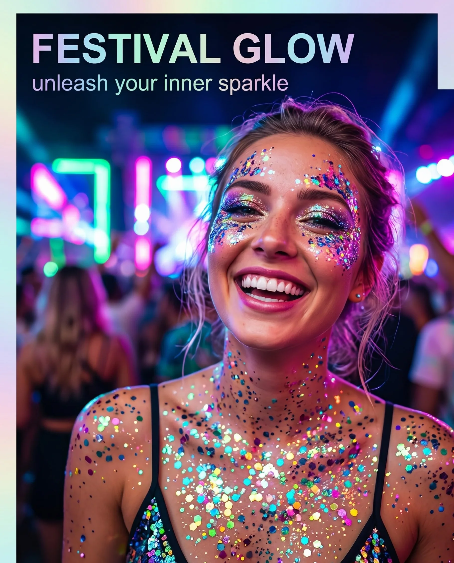 Brillantini Paillettes Glitter 12 Colori con 2 Pennelli - Set per Trucco Viso, Corpo, Capelli. Ideale per Festival, Carnevale, Feste & DIY Creativo.