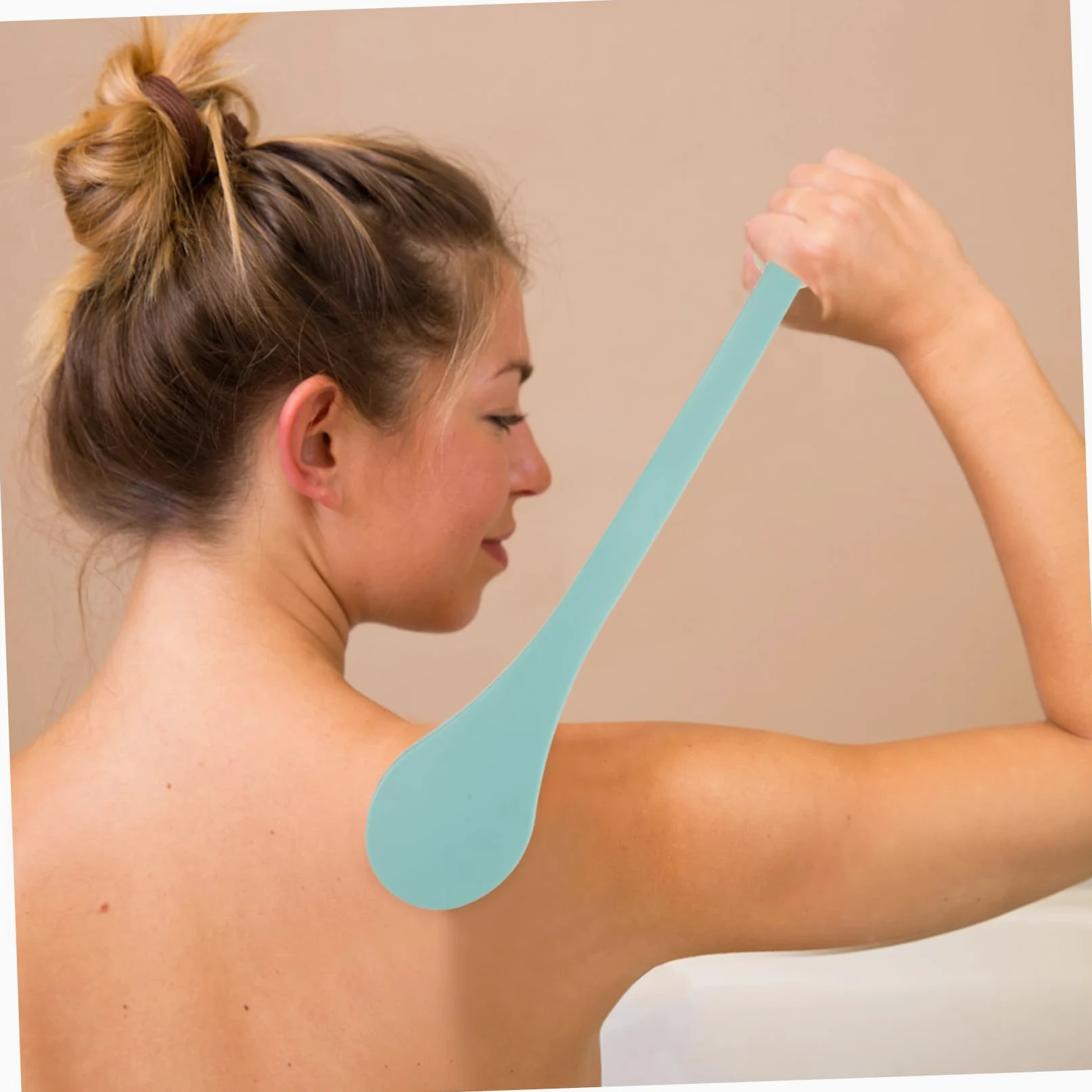 Healvian 2pezzi Spazzola Da Con Manico Lungo Verde Scrub Esfoliante Per Schiena Massaggio e Della Design Ergonomico e Durevole Per Tutti Tipi