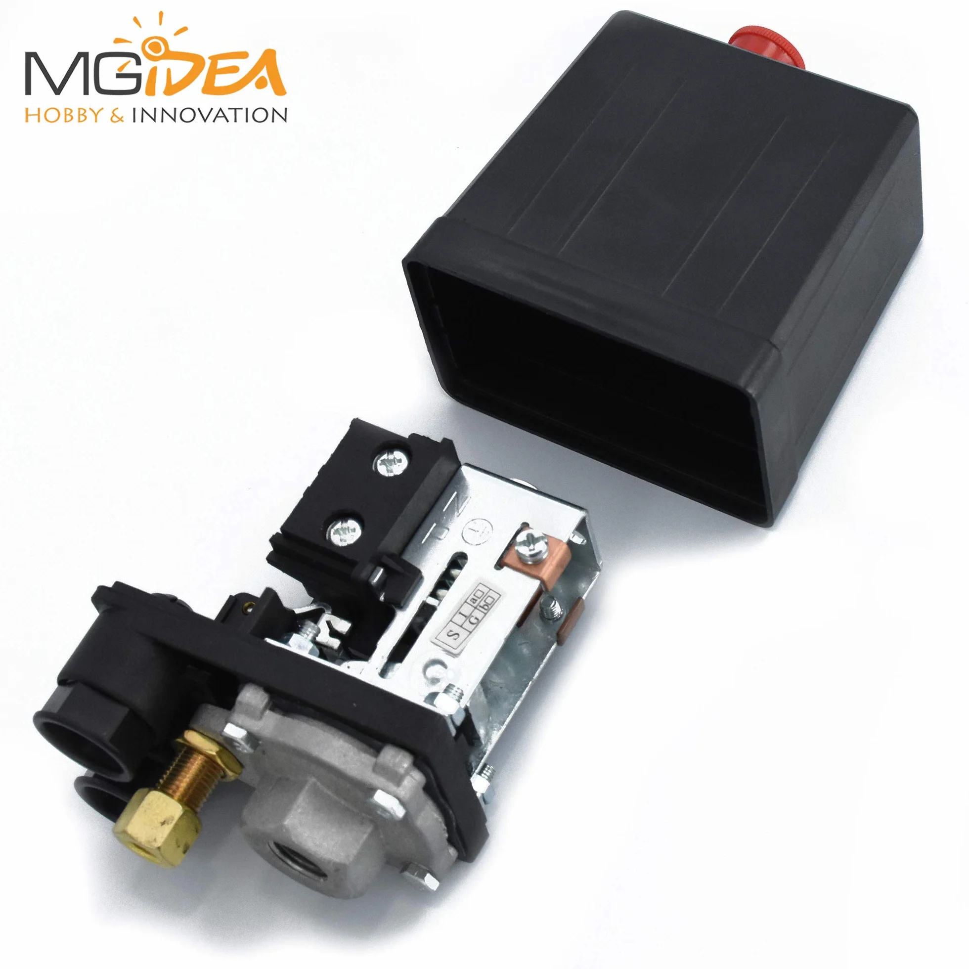 PRESSOSTATO REGOLABILE MECCANICO MONOFASE POMPA COMPRESSORE ARIA MGIDEA SK-8 230V 10A IP44