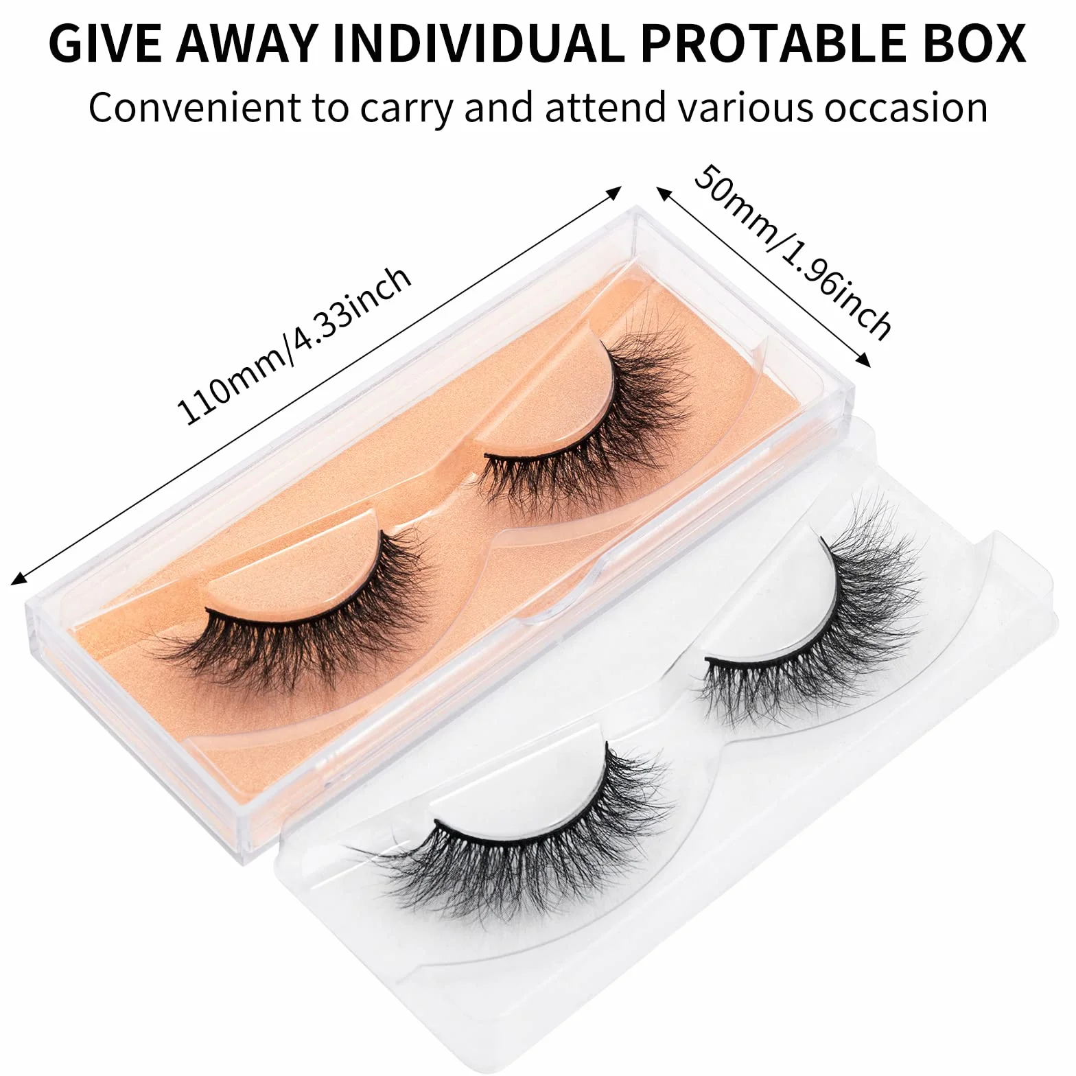 DYSILK Ciglia Finte Naturali 5 Paia 6D Extension Ciglia Lashes Occhio Di Gatto Ciglia Sottili Fake Eyelashes Fatte a Mano al Ciglia Corte Riutilizzabili False Lashes|10mm-15mm