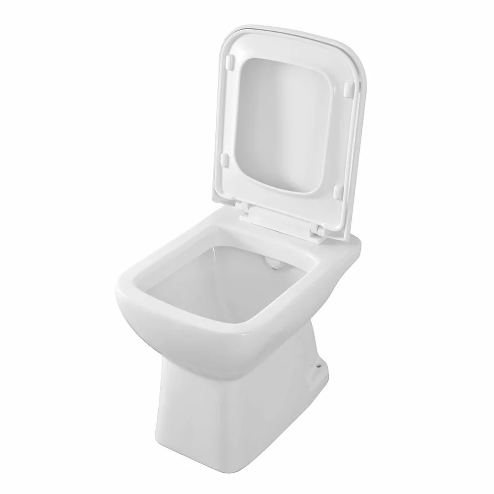 Zestaw sanitariów GINEVRA WC bidet lavabo 60 cm ceramika biały połysk