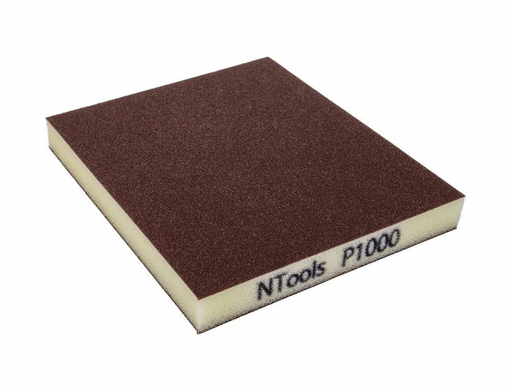 GSD Spugna Abrasiva Grana 1000 Set 20 Pezzi per Legno Plastica Metalli Vernici Primer