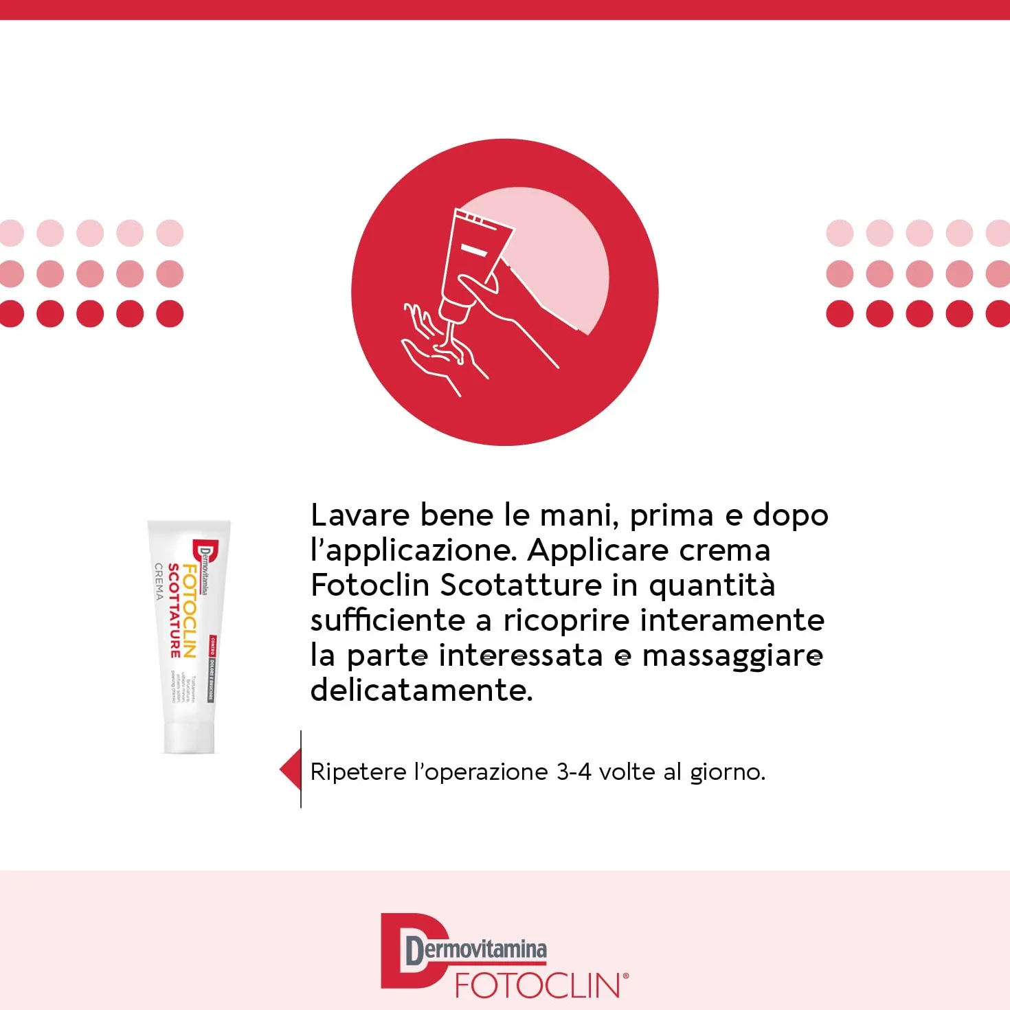 Dermovitamina Fotoclin Scottature Crema - Crema per il Trattamento di Bruciature, Ustioni Minori, Eritemi Solari e Peeling Chimici - Contro Dolore e Bruciore - Doposole - Senza Cortisone - 30ml