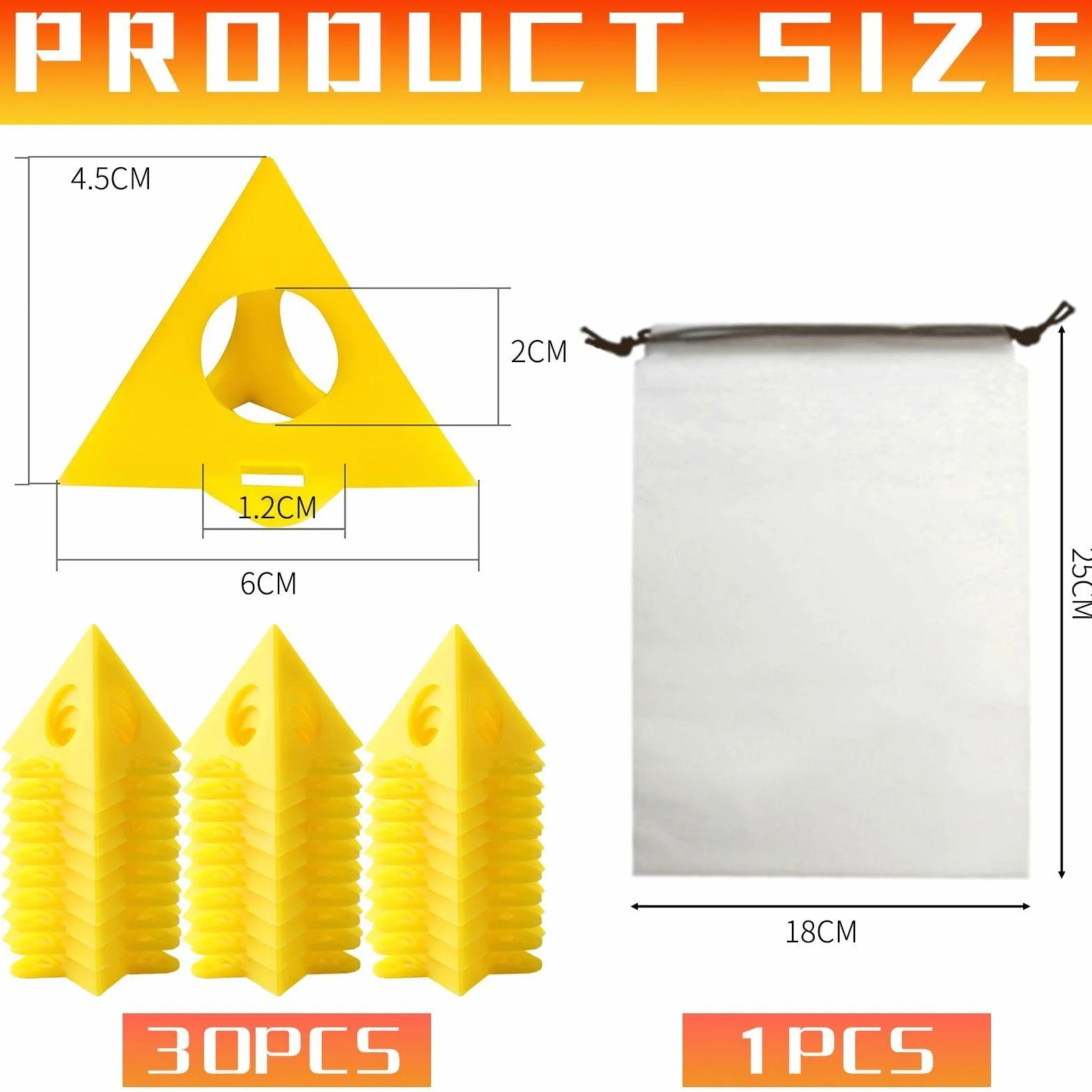 Supporti Per Vernice 30 Pezzi Custodia, Supporto Conico Plastica, Accessori Applicazione Vernice Fai-Da-Te