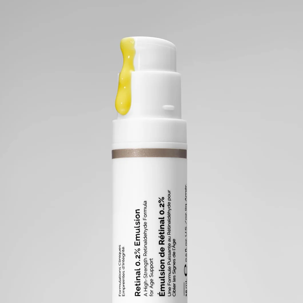 The Ordinary Retinal 0.2% Emulsion 15ml, Emulsione Retinica 0,2%, Siero retinoide ad alta concentrazione per supporto anti-età avanzato